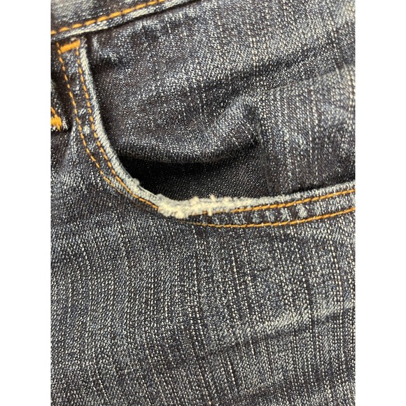 HUDSON Men's Jeans 34 (Real 36x34) Blue Straight Leg Button‎ Fly Made in USA - Picture 2 of 13